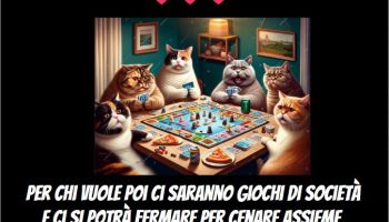 Sabato 4 Gennaio 2025: giochi di ruolo e gatti!